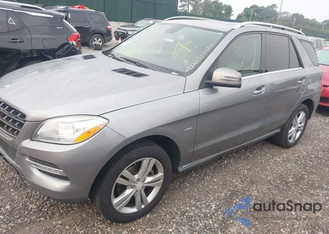 2012 Mercedes-Benz Ml 350 4Matic из США, поврежденный, VIN 4JGDA5HB4CA022773